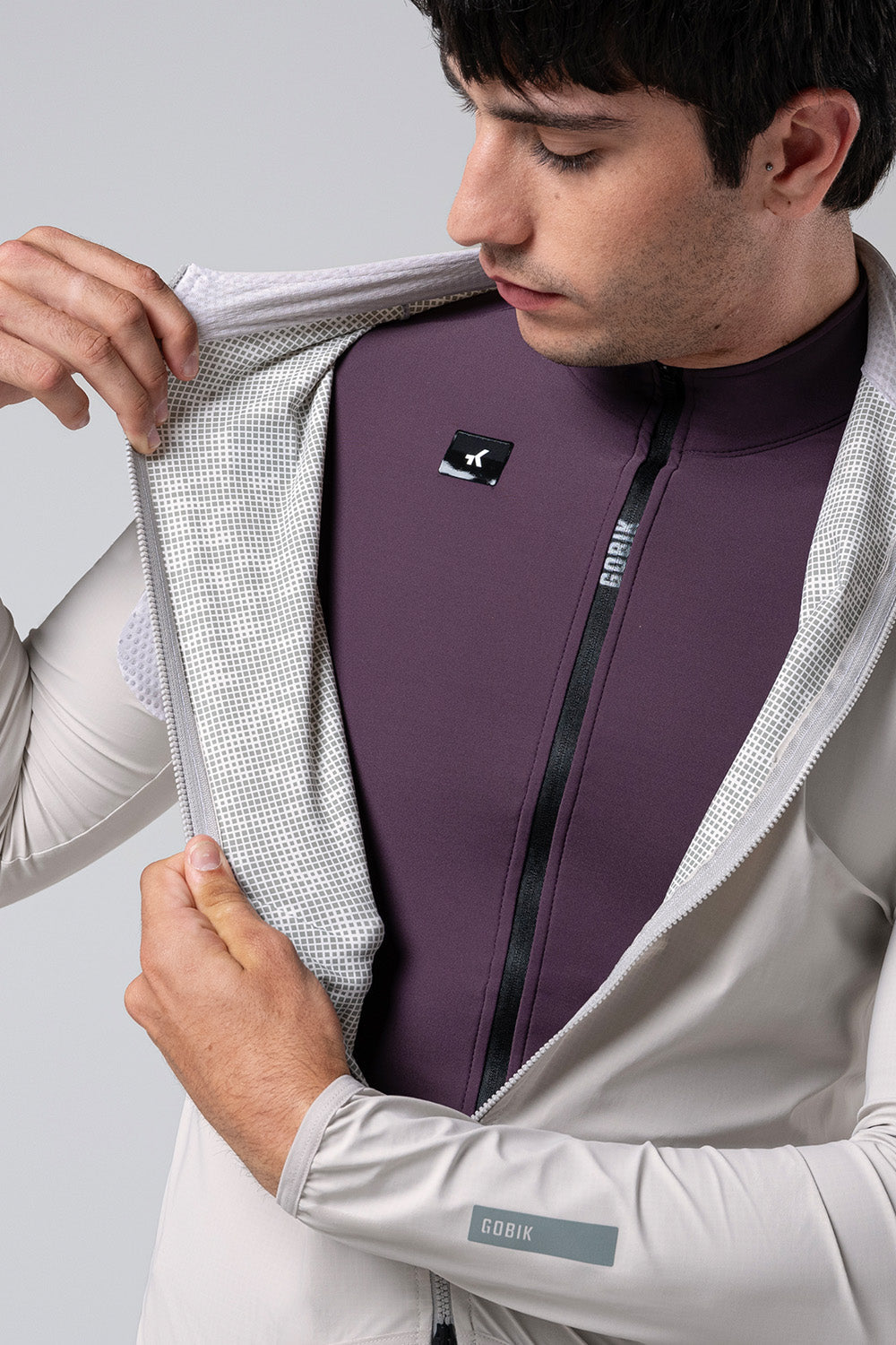 Chaqueta Impermeable Selkie Gobik Unisex Oatmeal #5