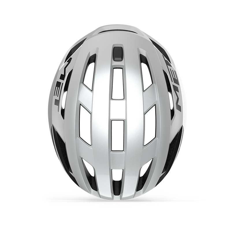 Casco Met Vinci Mips Blanco/Plata Brillo #3