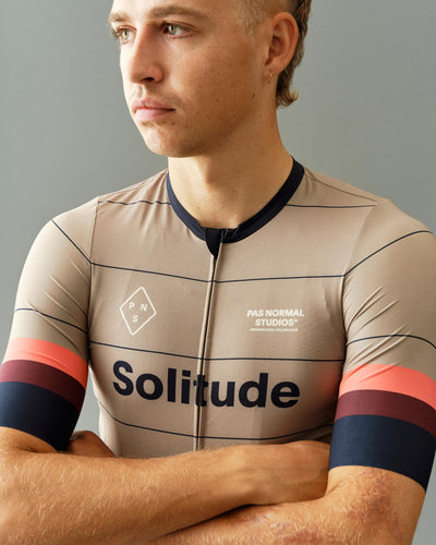 Maillot Manga Corta Solitude Late Drop Pas Normal Studios Hombre Beige #5