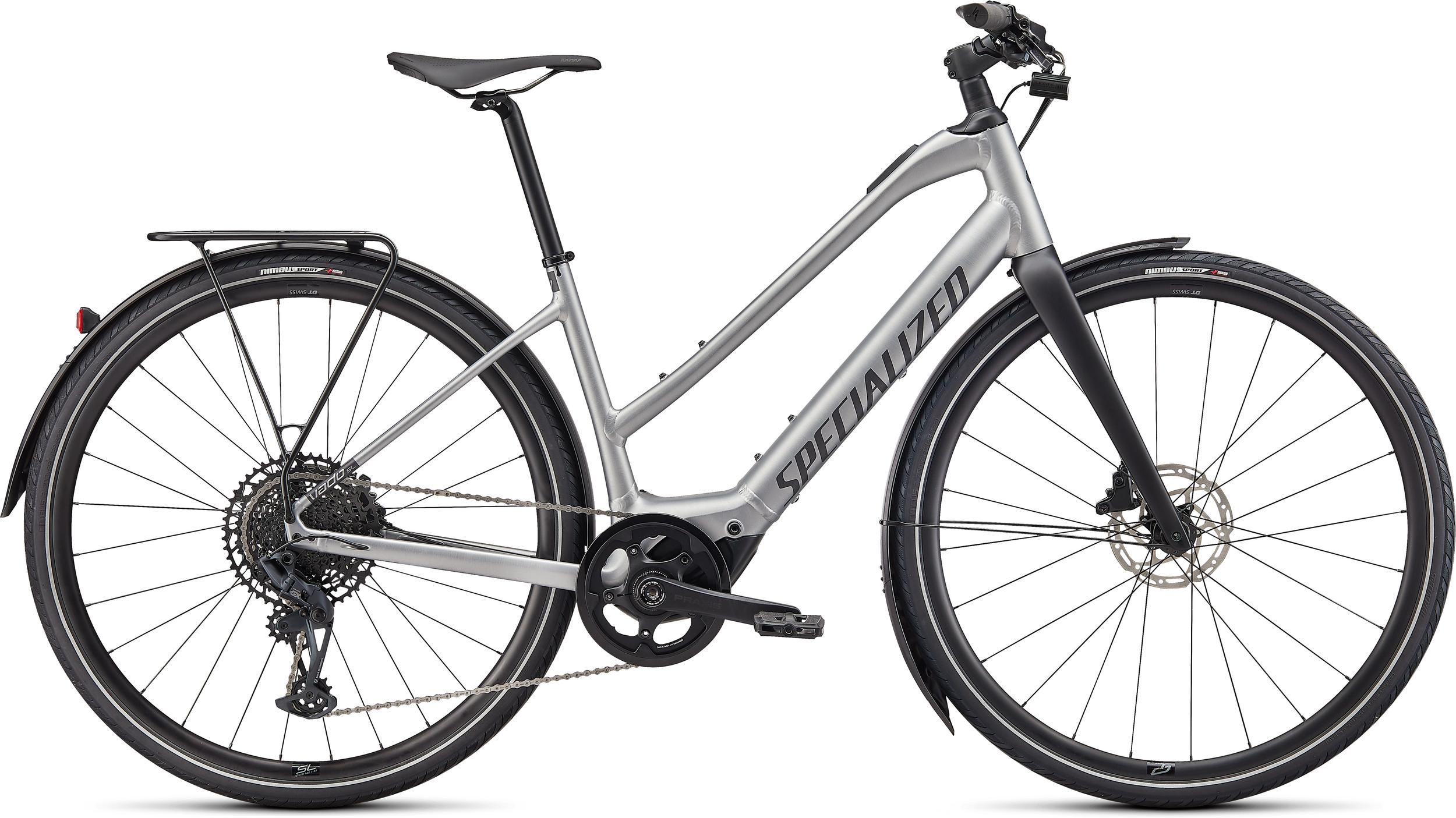Bicicletas Electricas eUrbanas Specialized Vado SL 5.0 ST EQ Brushed/Black Reflective