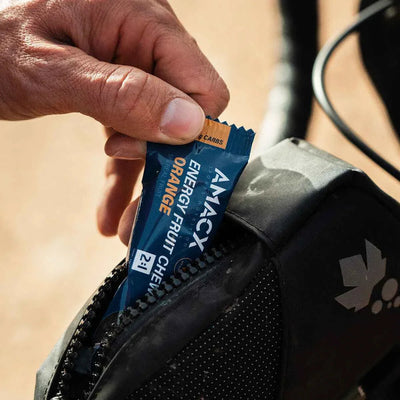 Gominolas Energéticas Amacx Energy Fruit Chew Naranja Caja 12uds Azul #3