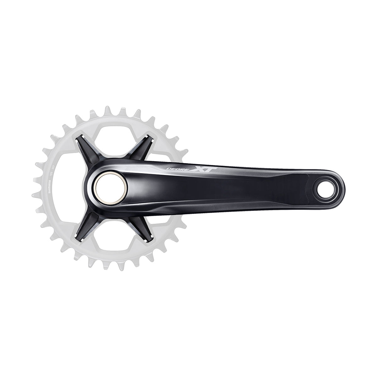 Bielas Shimano Deore XT FC-M8130-1 Hollowtech II 12v Sin Cazoletas Negro