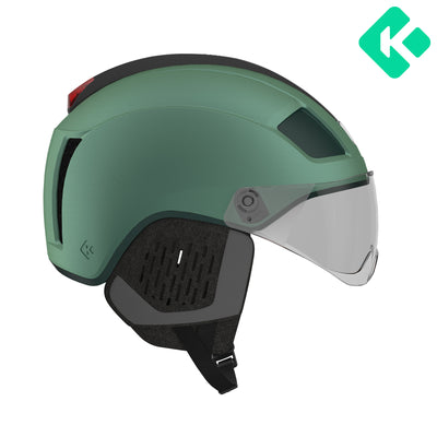 Casco Lazer Nova KC CE-CPSC-NTA LED/Kit Invierno Matte Green Emerald #2