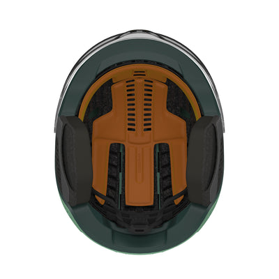Casco Lazer Nova KC CE-CPSC-NTA LED/Kit Invierno Matte Green Emerald #7