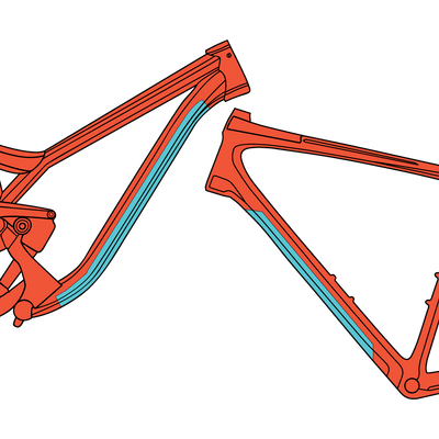 Protector Tubo Inferior RideWrap Essential Grosor Estándar Transparente Brillante