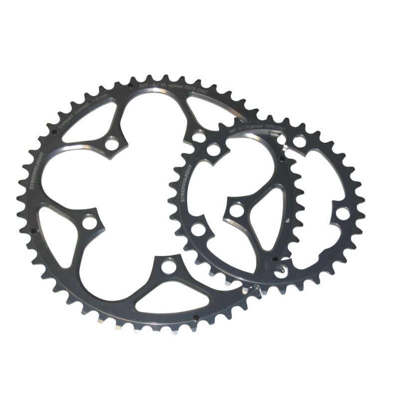 Plato Stronglight Type S-5083 9/10v Plata
