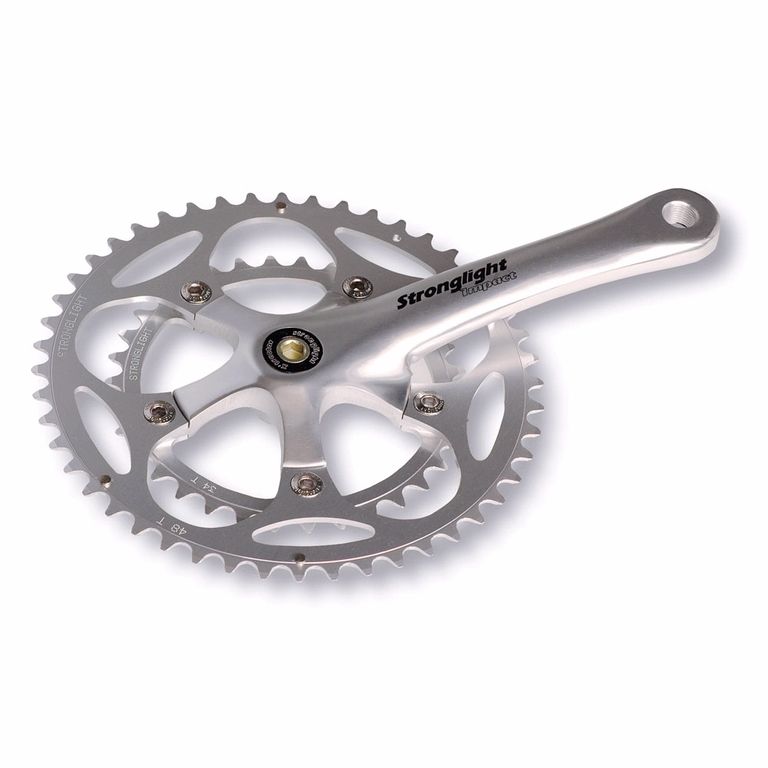 Juego Bielas/Platos Stronglight Impact 50/34d 172.5mm Plata